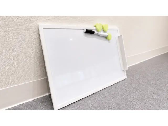 打ち合わせにも使えるホワイトボード